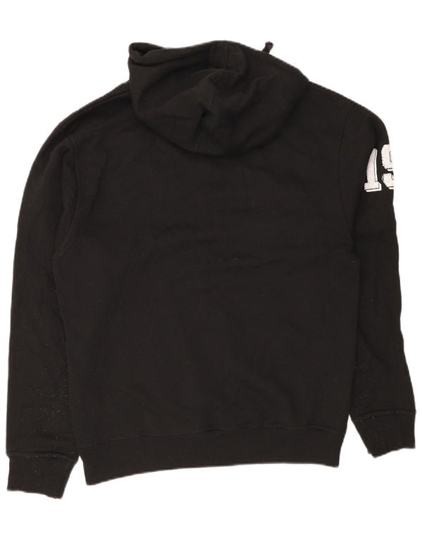 Champion Herre grafisk hættetrøje Jumper Medium Sort bomuld