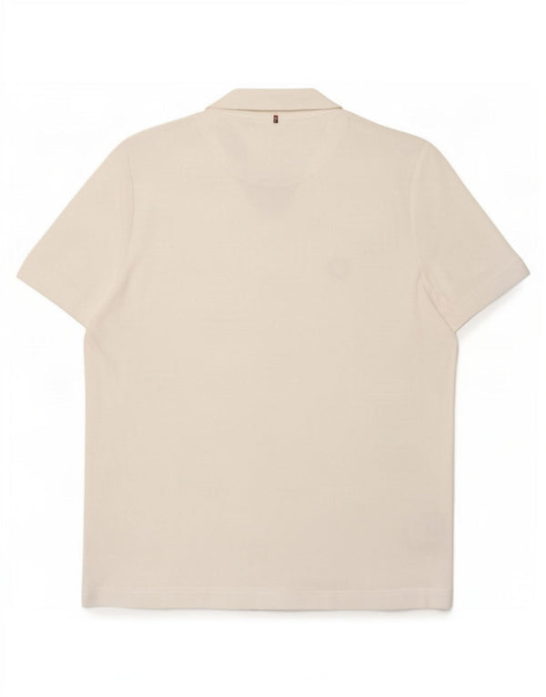 Pretty Green herre poloshirt XL hvid bomuld