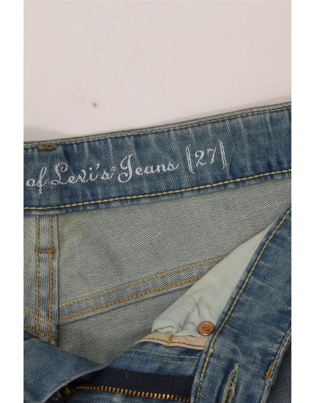 LEVI'S Skinny Jeans til kvinder W27 L32 Blå