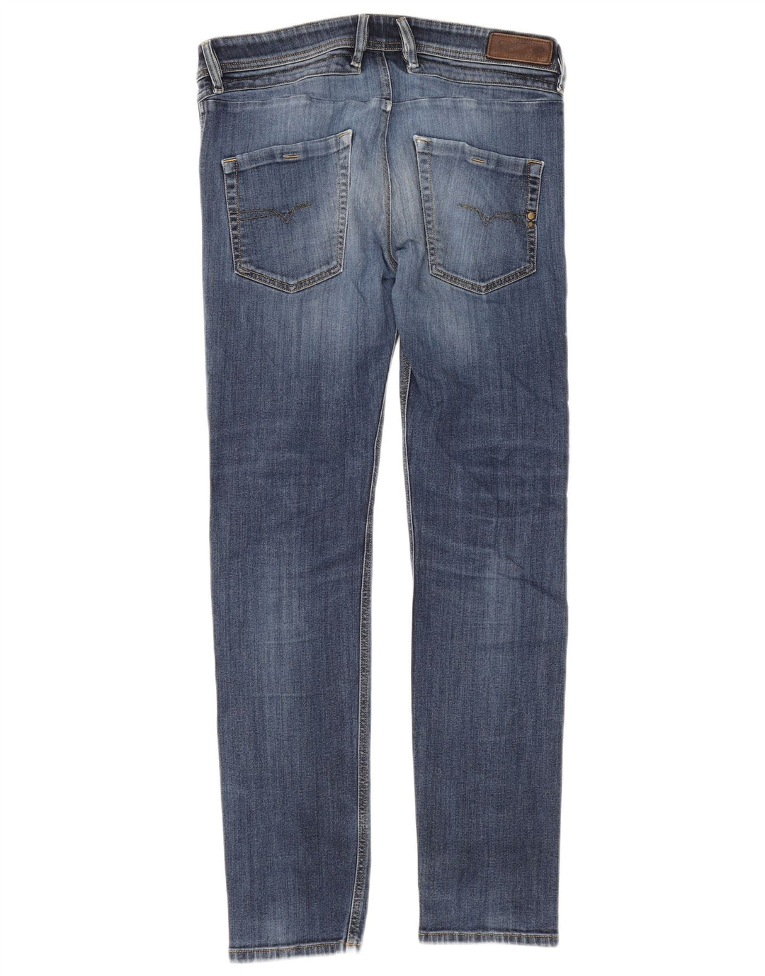 Diesel Herre Skinny Jeans W33 L33 Blå Bomuld