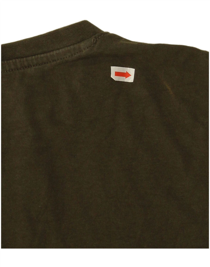 Jack & Jones Herre Lash T-Shirt Top Stor Khaki Bomuld