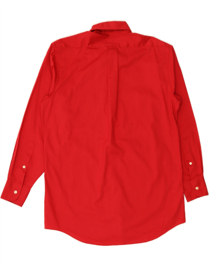 CHAPS Mens Shirt Size 15 15 1/2 Medium  Red Vintage Chaps and Second-Hand Chaps from Messina Hembry 