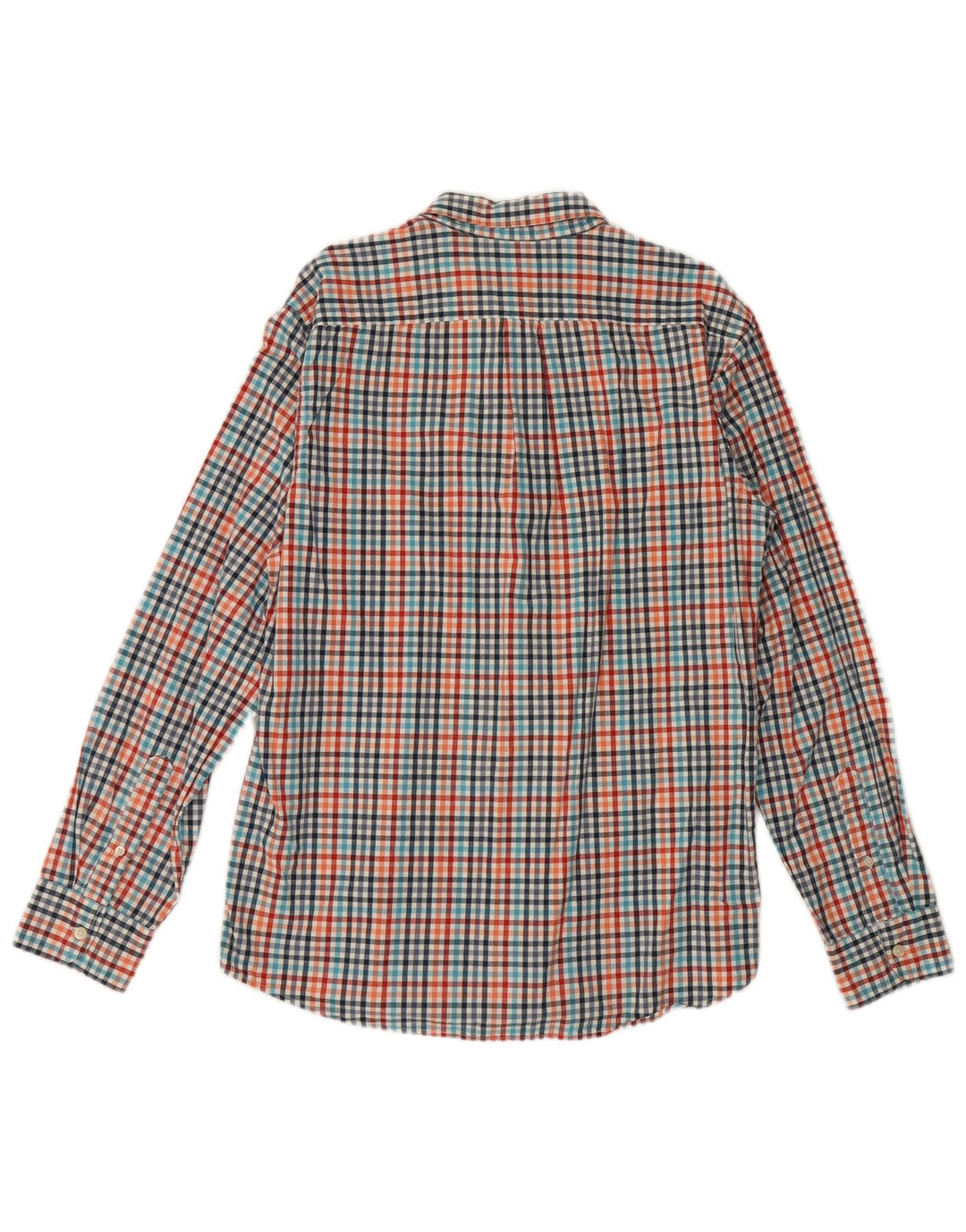 Gap Herre Slim Fit Skjorte Stor flerfarvet Gingham Bomuld