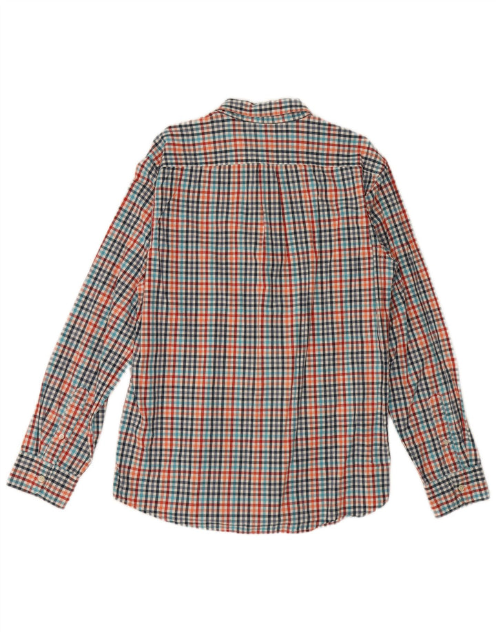 Gap Herre Slim Fit Skjorte Stor flerfarvet Gingham Bomuld