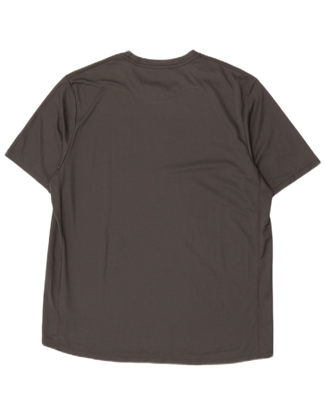 Nike Herre Dri Fit Grafisk T-Shirt Top Stor Grå Polyester