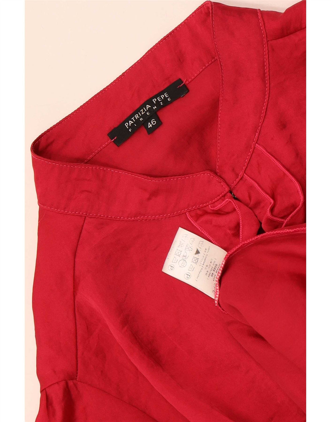 Patrizia Pepe Firenze Dame Kortærmet Bluse Top IT 46 Large Pink