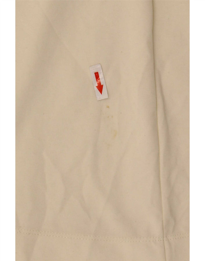 Zara Dame 3/4 ærmet oversize bluse Top UK 16 Large Beige