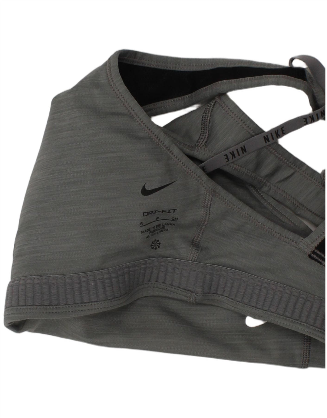 Nike Graphic Sport BH Top Small Grey Sports
