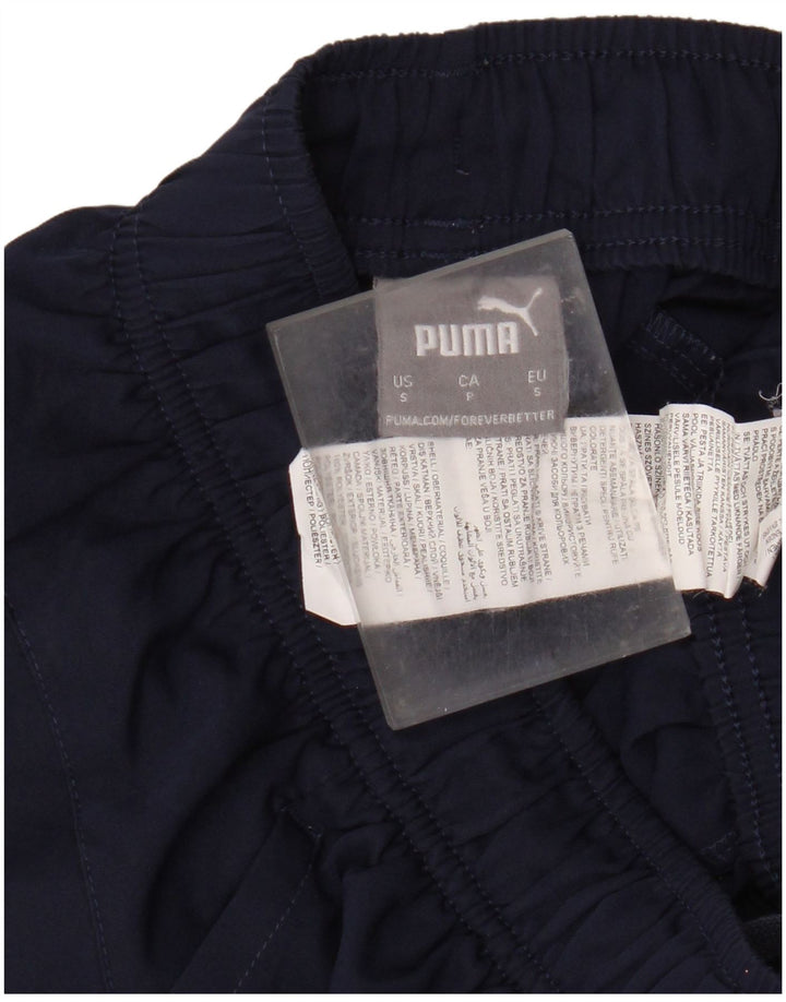 Puma Sportsshorts til kvinder UK 10 Small Navy Blue Polyester