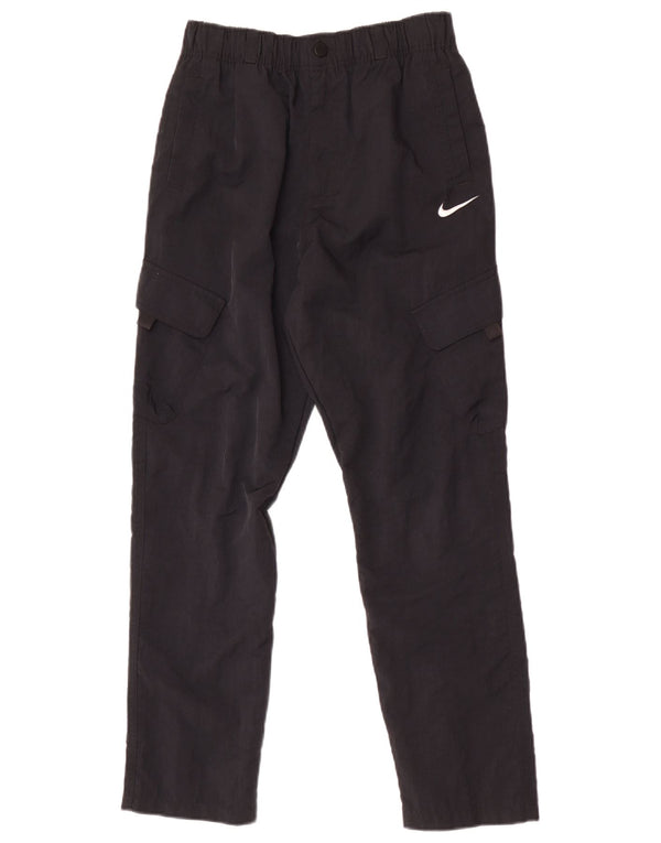 Nike drenge lige cargo bukser 13-14 år XL W26 L27 sort nylon