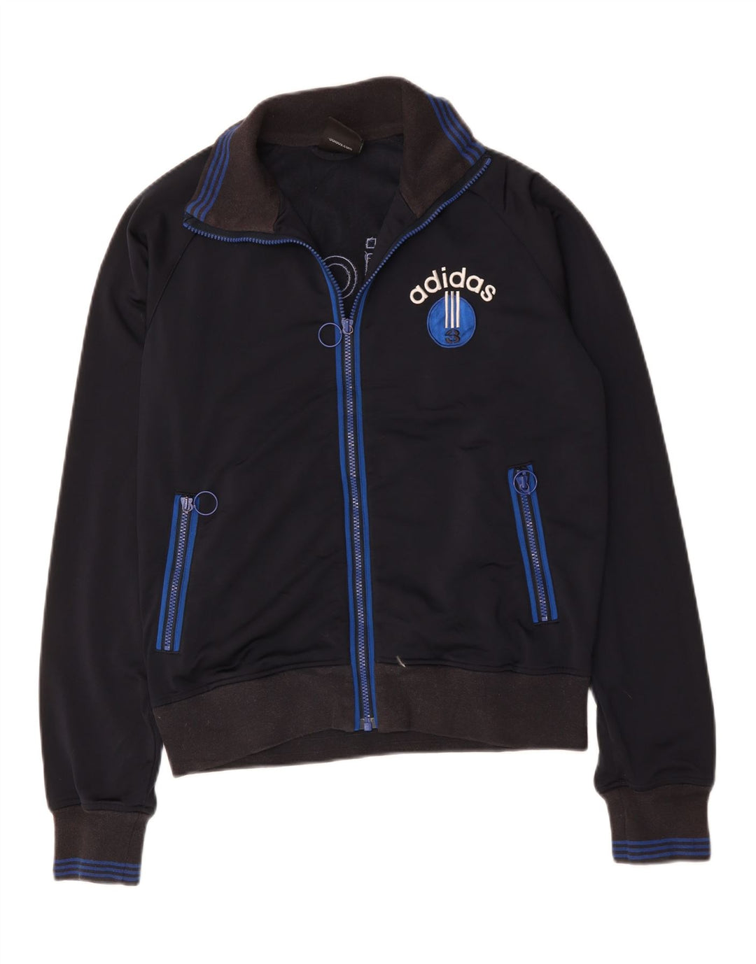 ADIDAS Grafisk træningsdragt topjakke til mænd Medium marineblå polyester