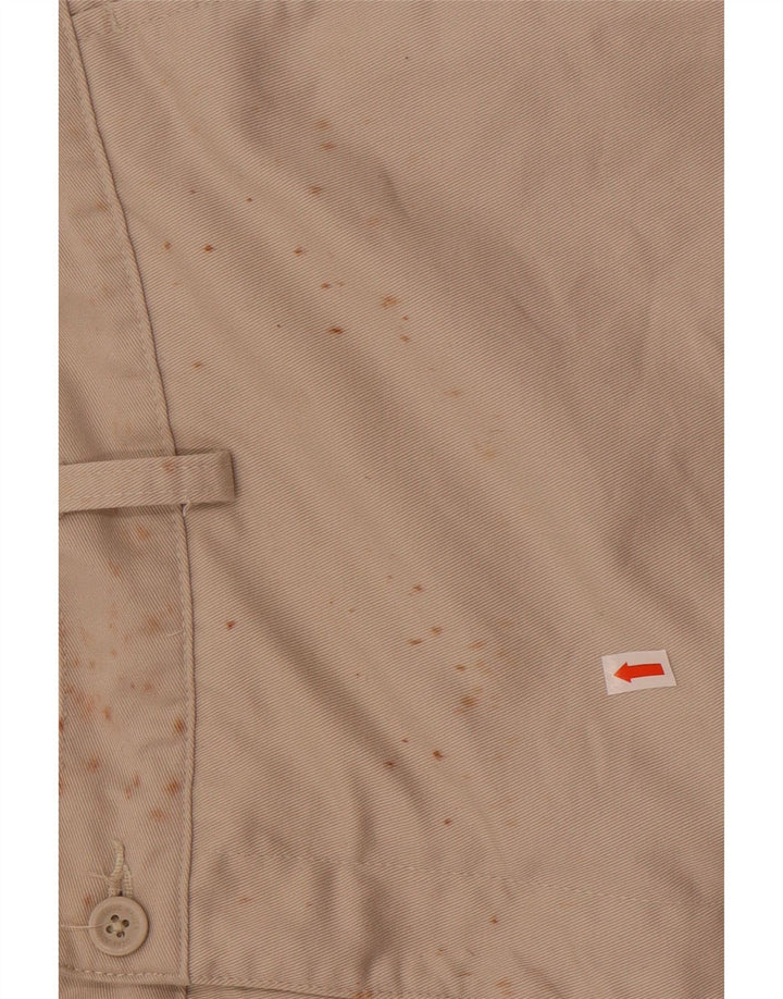 Eddie Bauer Herre Høje Chino Shorts W44 2XL Beige Bomuld