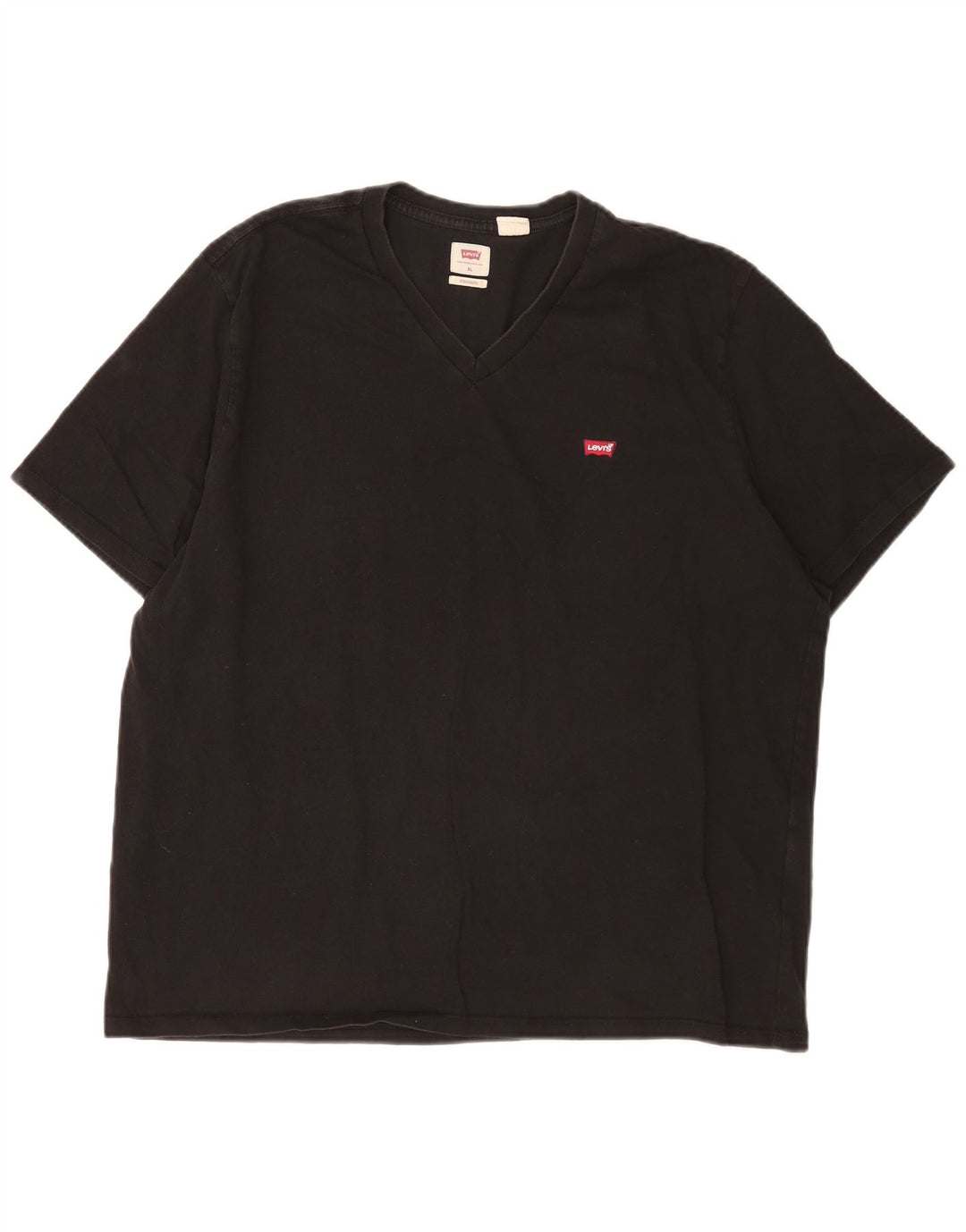 Levi's Herre Standard Fit T-Shirt Top XL Sort Bomuld