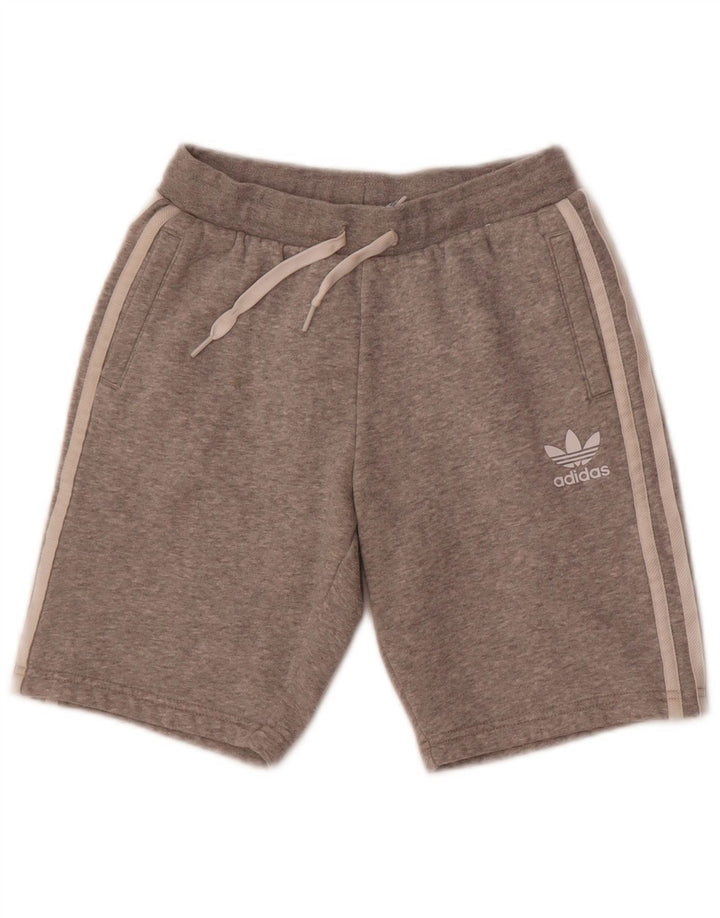 Adidas drenge sportsshorts 9-10 år grå bomuld