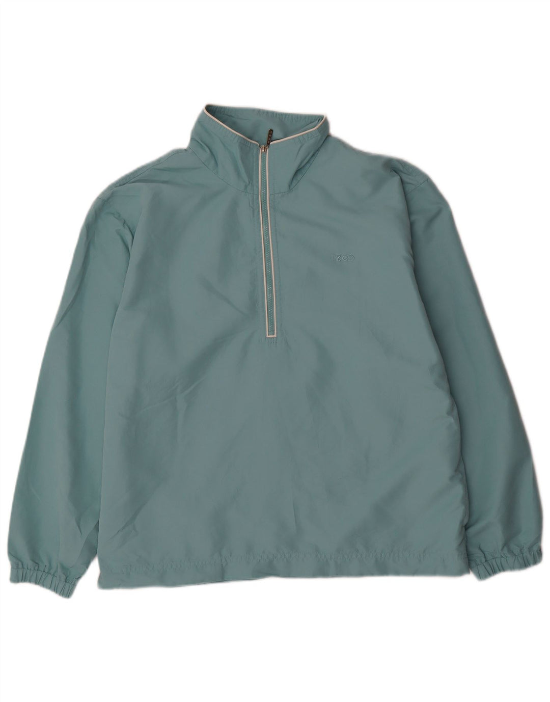 IZOD Herre Zip Neck Pullover Træningsdragt Top Medium Blue Polyester