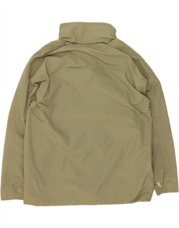 DIADORA Mens Rain Jacket UK 42 XL Khaki Polyester Vintage Diadora and Second-Hand Diadora from Messina Hembry 
