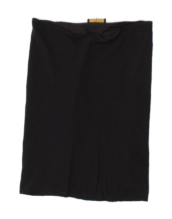 PATRIZIA PEPE Womens Straight Skirt  W30 Medium Black Vintage Patrizia Pepe and Second-Hand Patrizia Pepe from Messina Hembry 