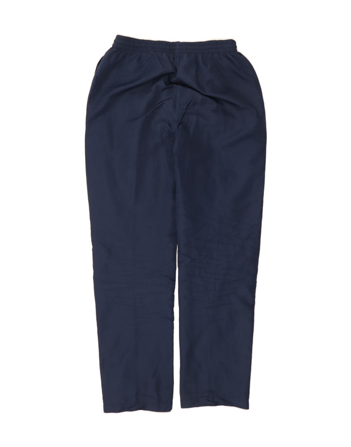 ASICS Mens Tracksuit Trousers Large  Navy Blue Polyester Vintage Asics and Second-Hand Asics from Messina Hembry 