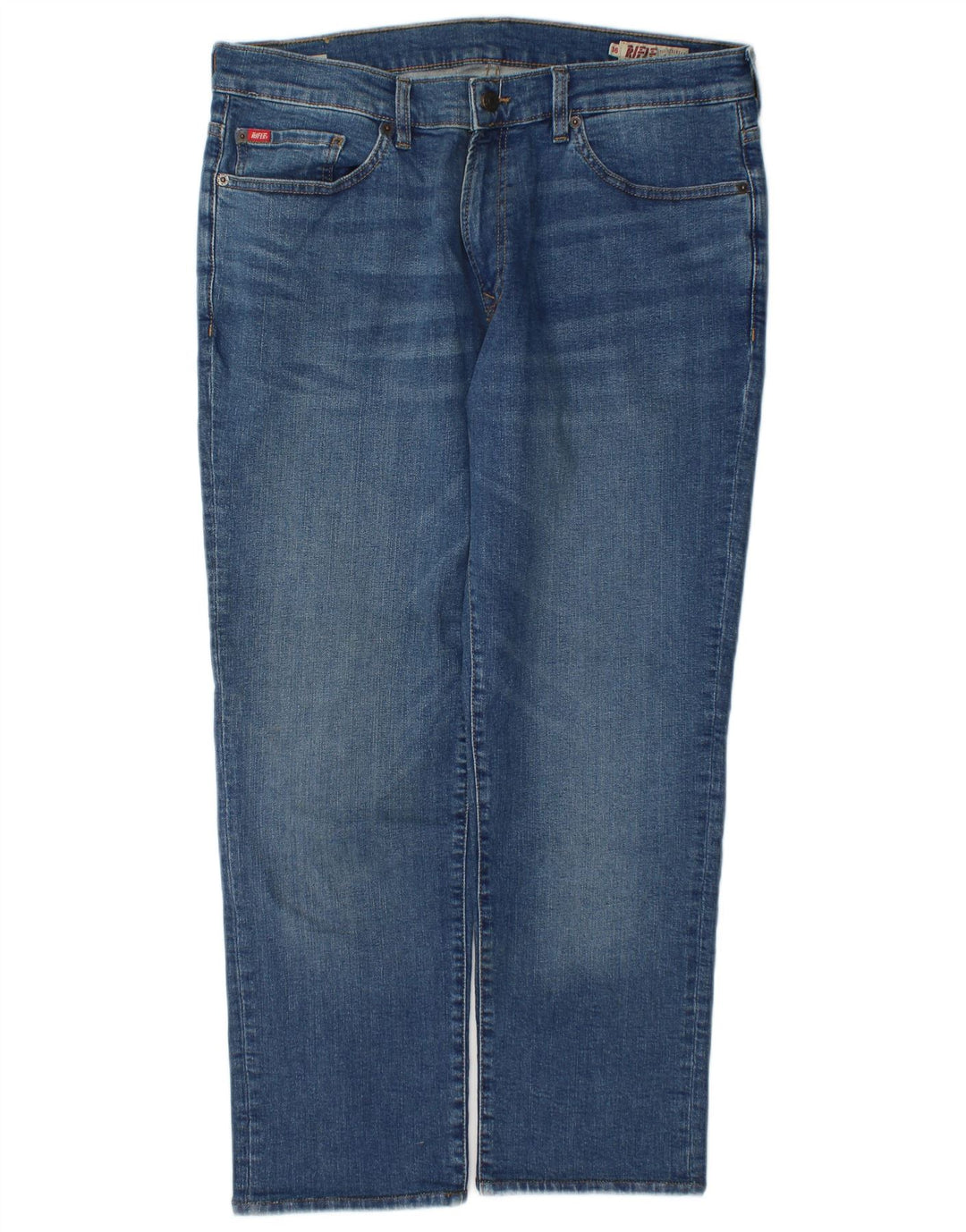 Rifle Herre Straight Jeans W36 L28 Blå Bomuld