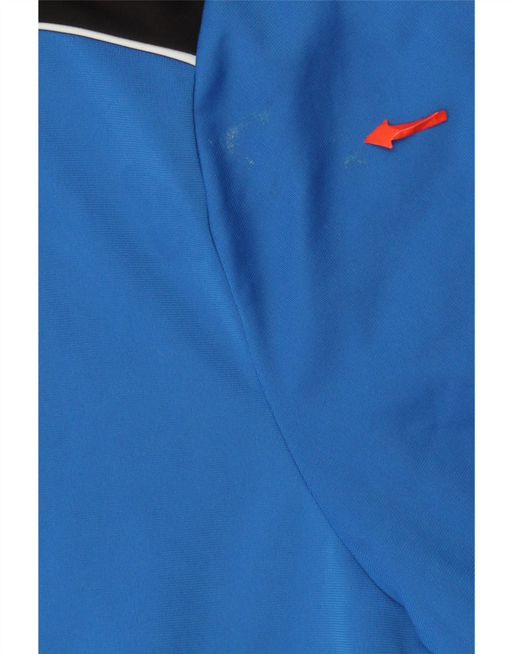 Puma Træningsdragt til mænd, topjakke, stor blå farveblok polyester