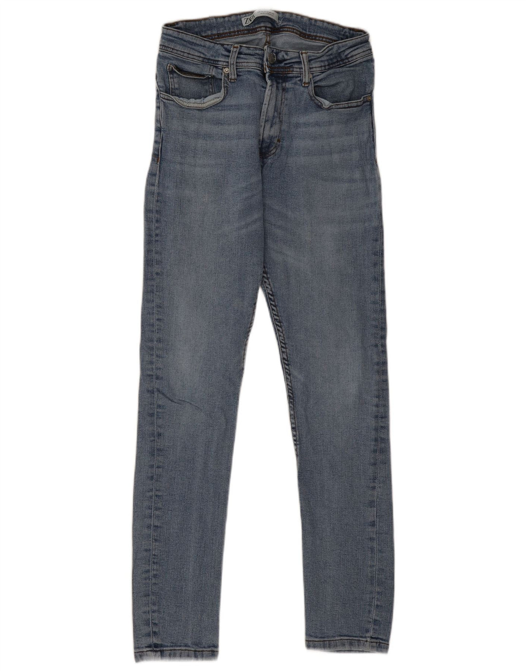 ZARA Slim Jeans til mænd EU 38 Small W30 L28 Blå