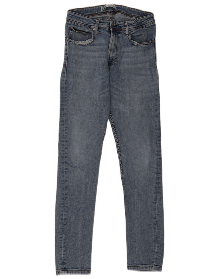 ZARA Slim Jeans til mænd EU 38 Small W30 L28 Blå
