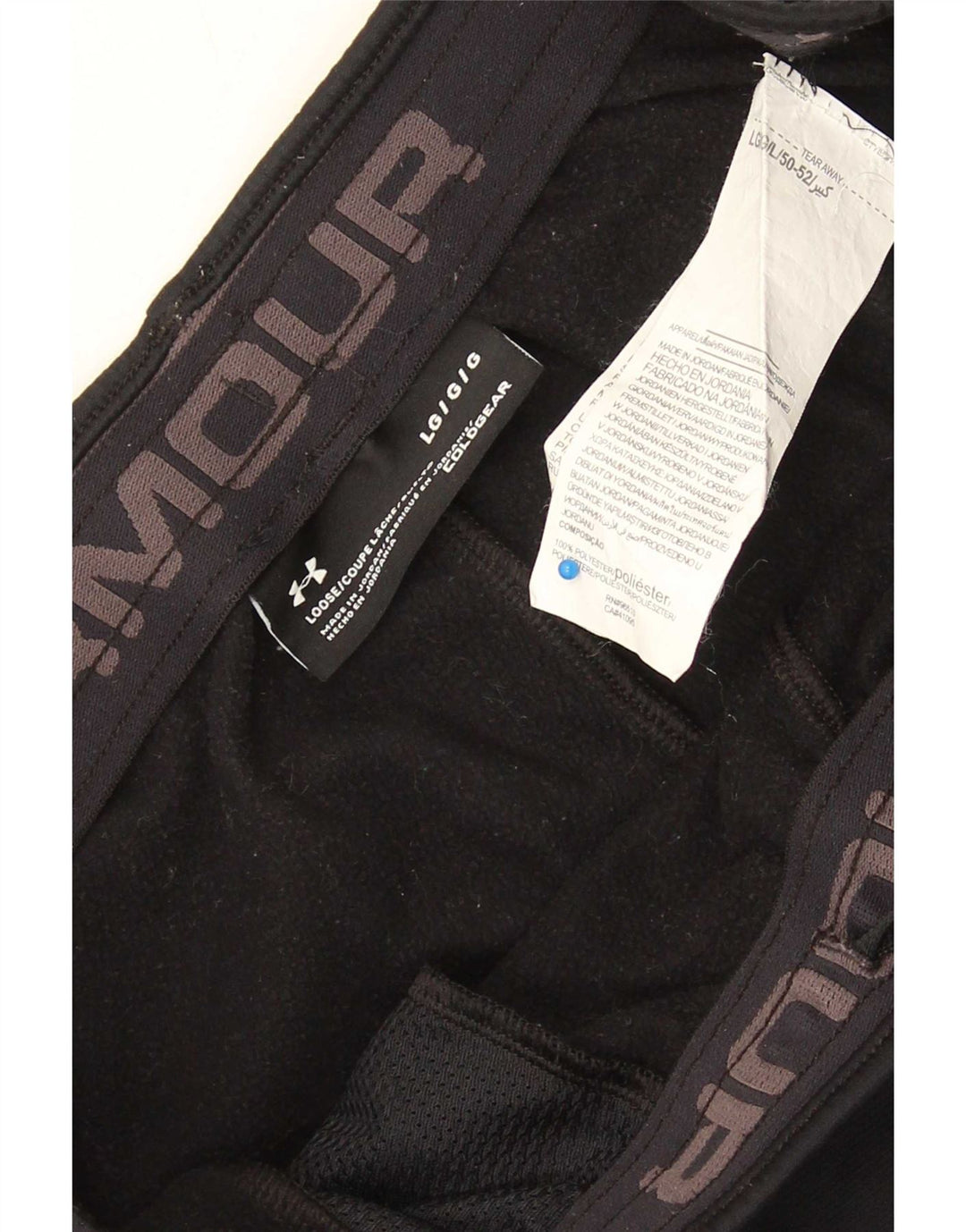 Under Armour Herre Cold Gear Træningsdragt Bukser Large Sort Polyester