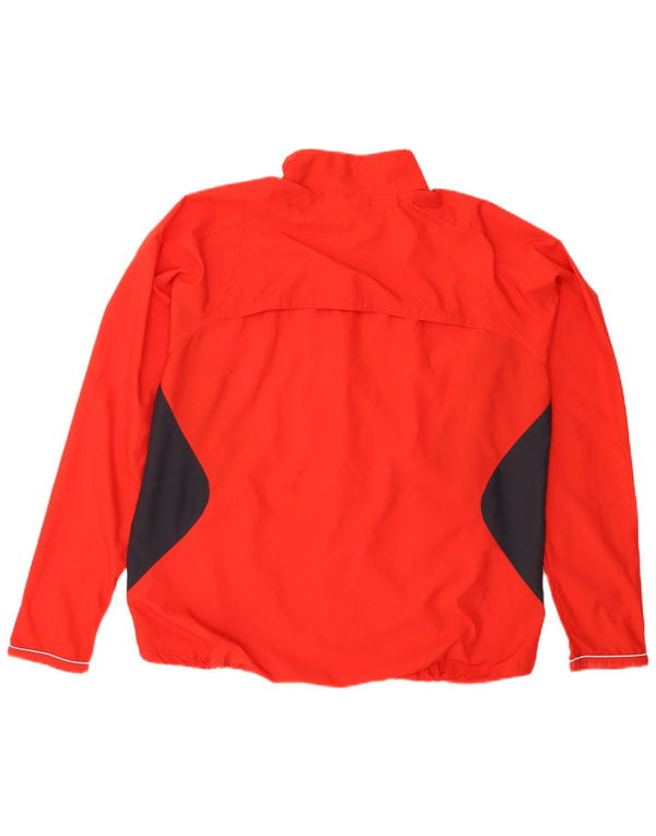 Nike træningsdragt topjakke til kvinder UK 18/20 2XL Rød Colourblock