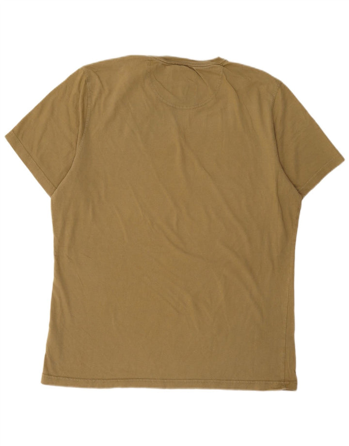 Barbour Herre Grafisk T-Shirt Top Stor Khaki Bomuld