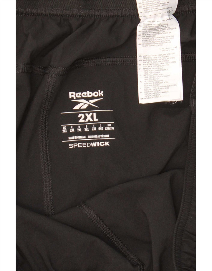 Reebok Herre Sportshorts 2XL Sort Polyester