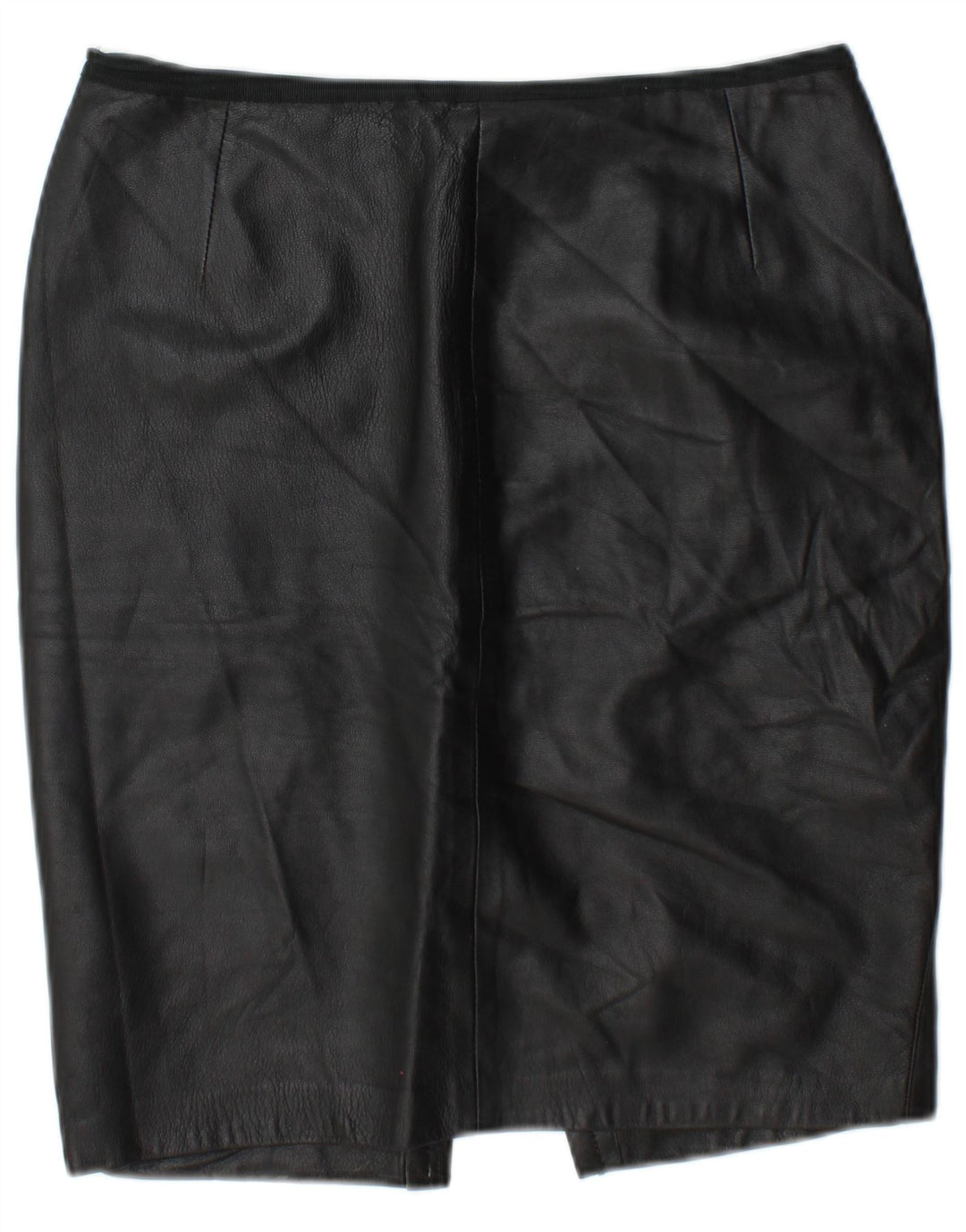 Vintage lædernederdel til kvinder W30 Medium Black
