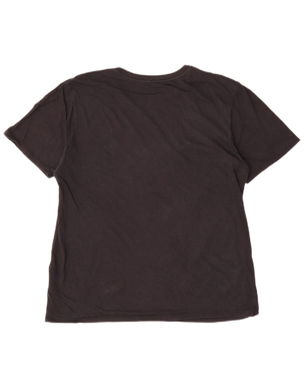 Nike Herre Athletic Cut Grafisk T-shirt Top Medium Sort Bomuld