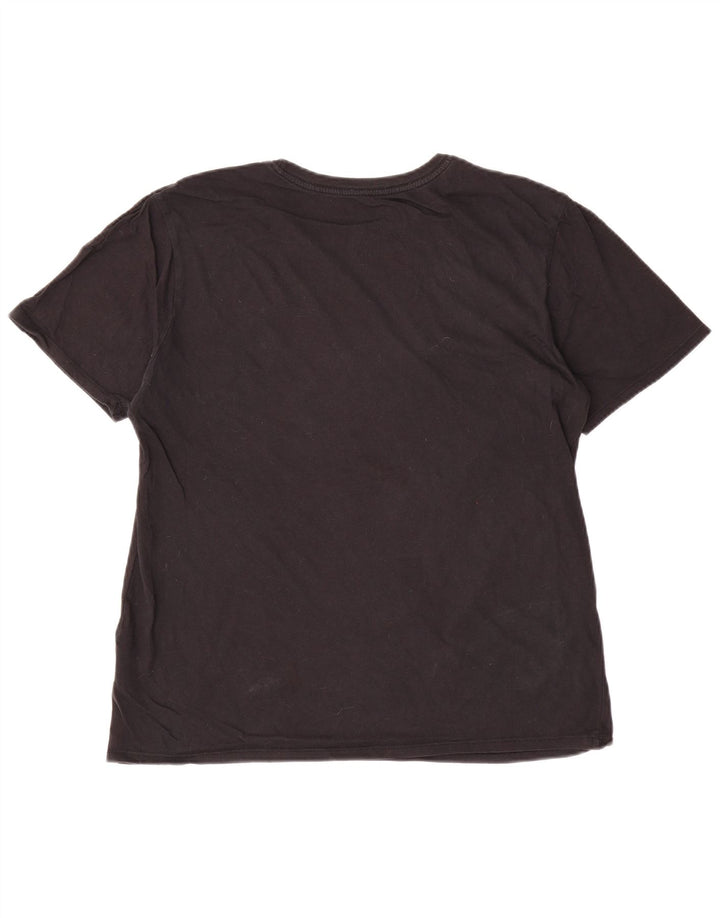 Nike Herre Athletic Cut Grafisk T-shirt Top Medium Sort Bomuld