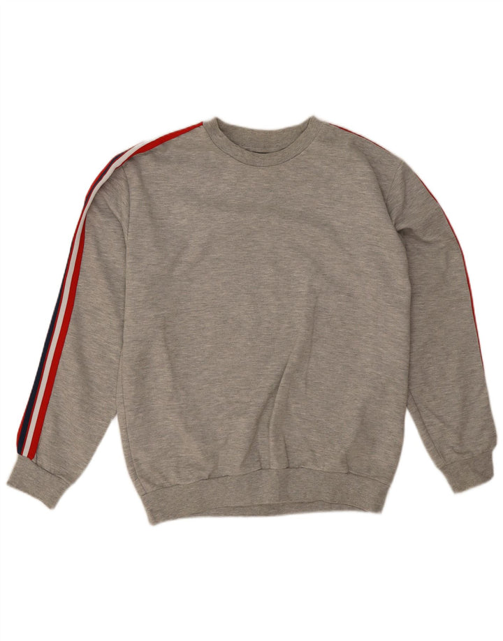 Zara Sweatshirt-trøje til mænd Medium Grey Flecked Polyester