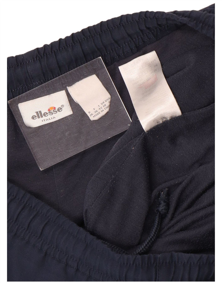Ellesse Womens Træningsdragt Bukser UK 10 Small Navy Blue Polyester