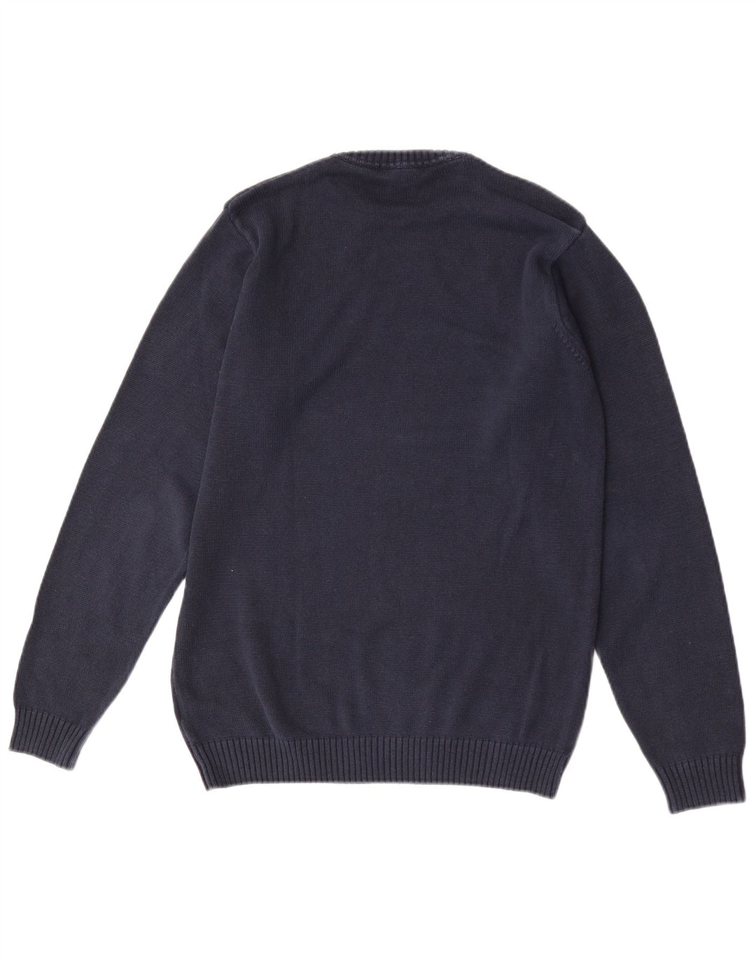 Gant herre rund hals sweater medium marineblå bomuld