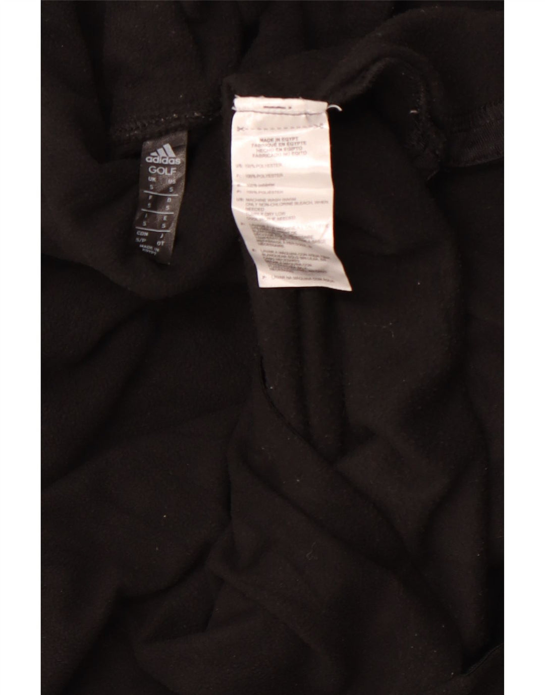 Adidas Dame Roll Neck Fleece Jumper UK 10 Small Black Polyester