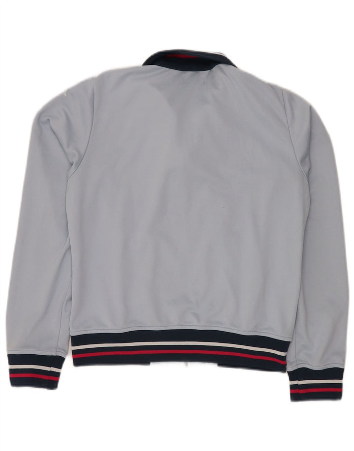 KAPPA træningsdragt topjakke til kvinder UK 14 Large Blue Colourblock Polyester