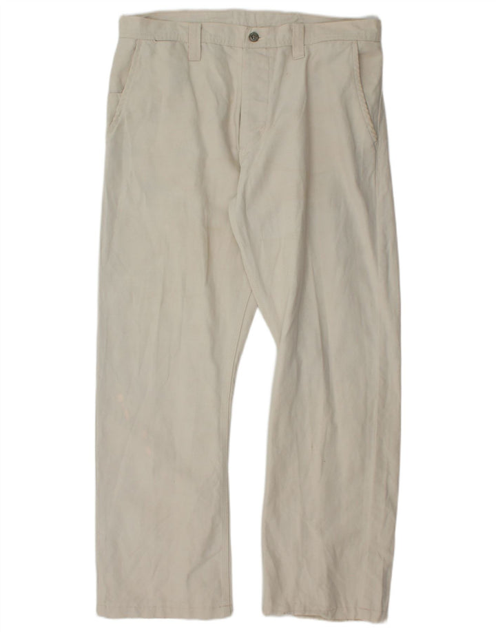 LEE Straight Chino-bukser til mænd W36 L30 Off White