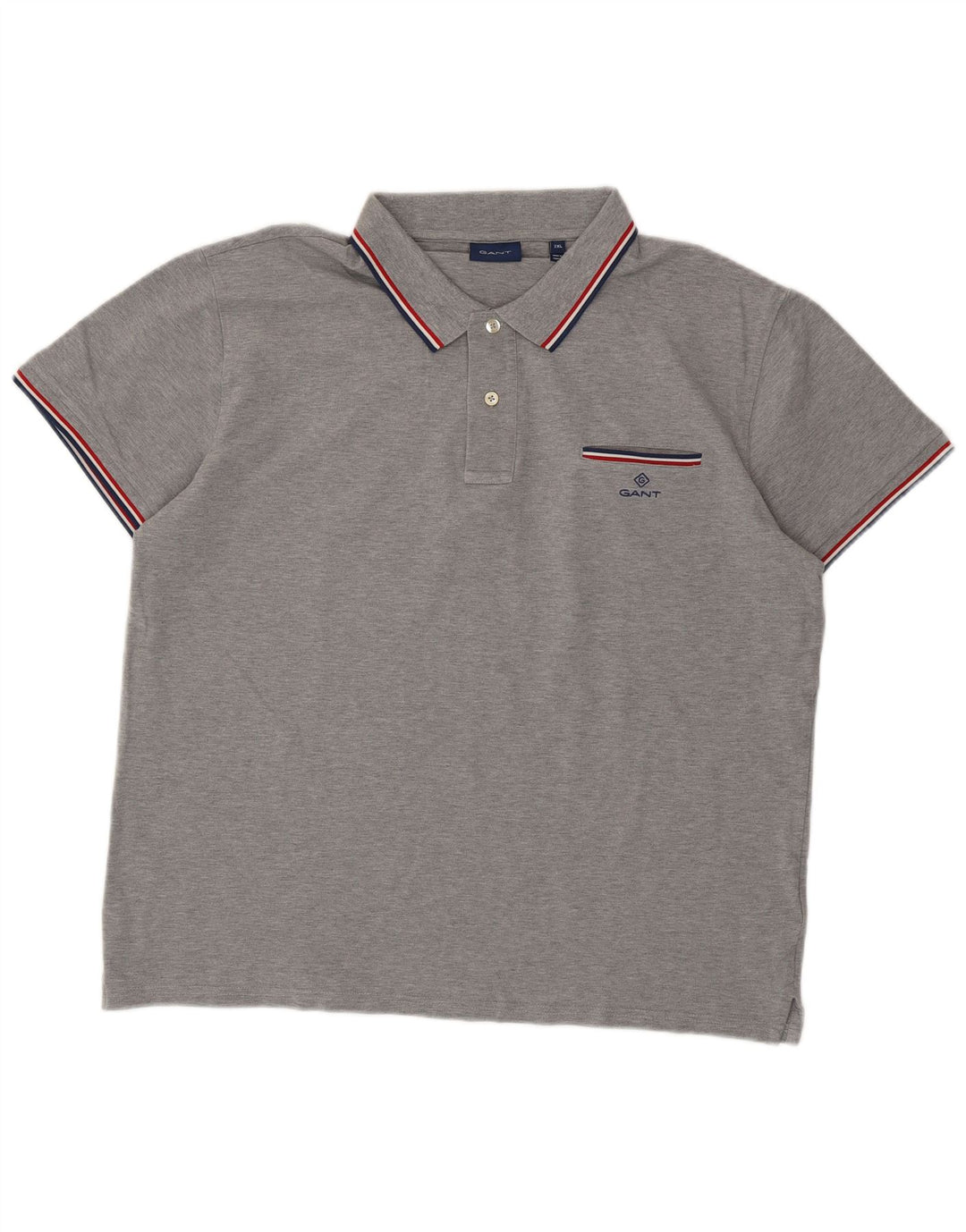 Gant Polo Shirt til mænd 2XL Grå Bomuld