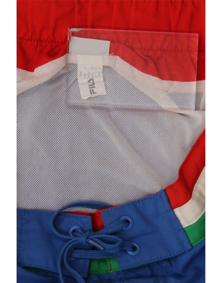 Fila Badeshorts til mænd Large Blue Colourblock Polyester