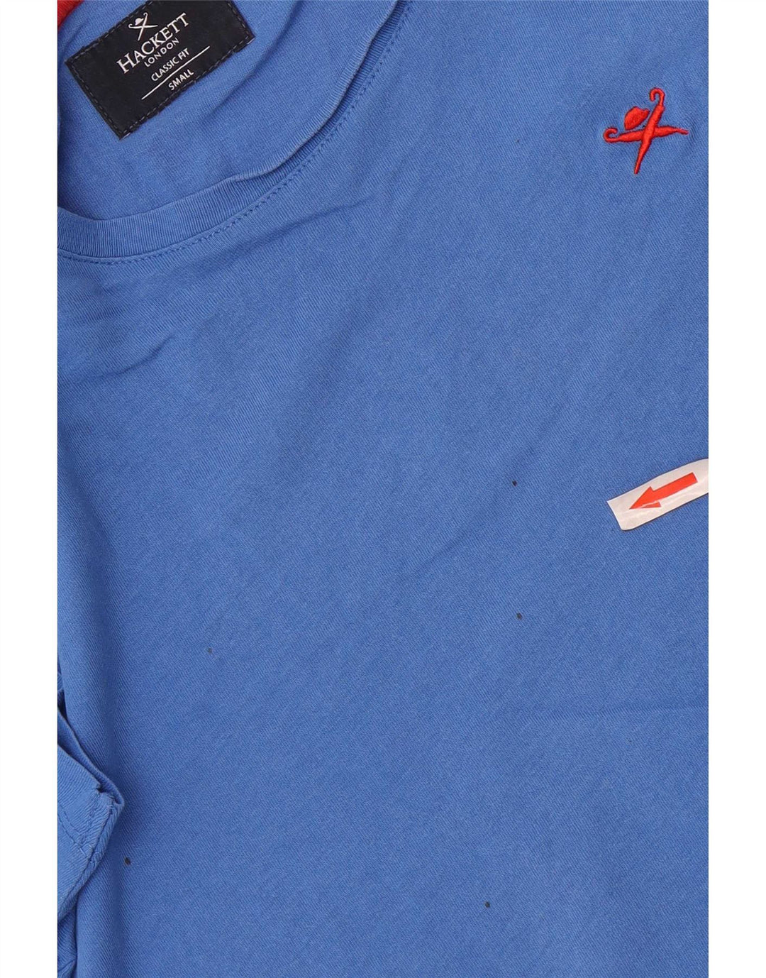 Hackett Herre Classic Fit T-Shirt Top Lille Blå