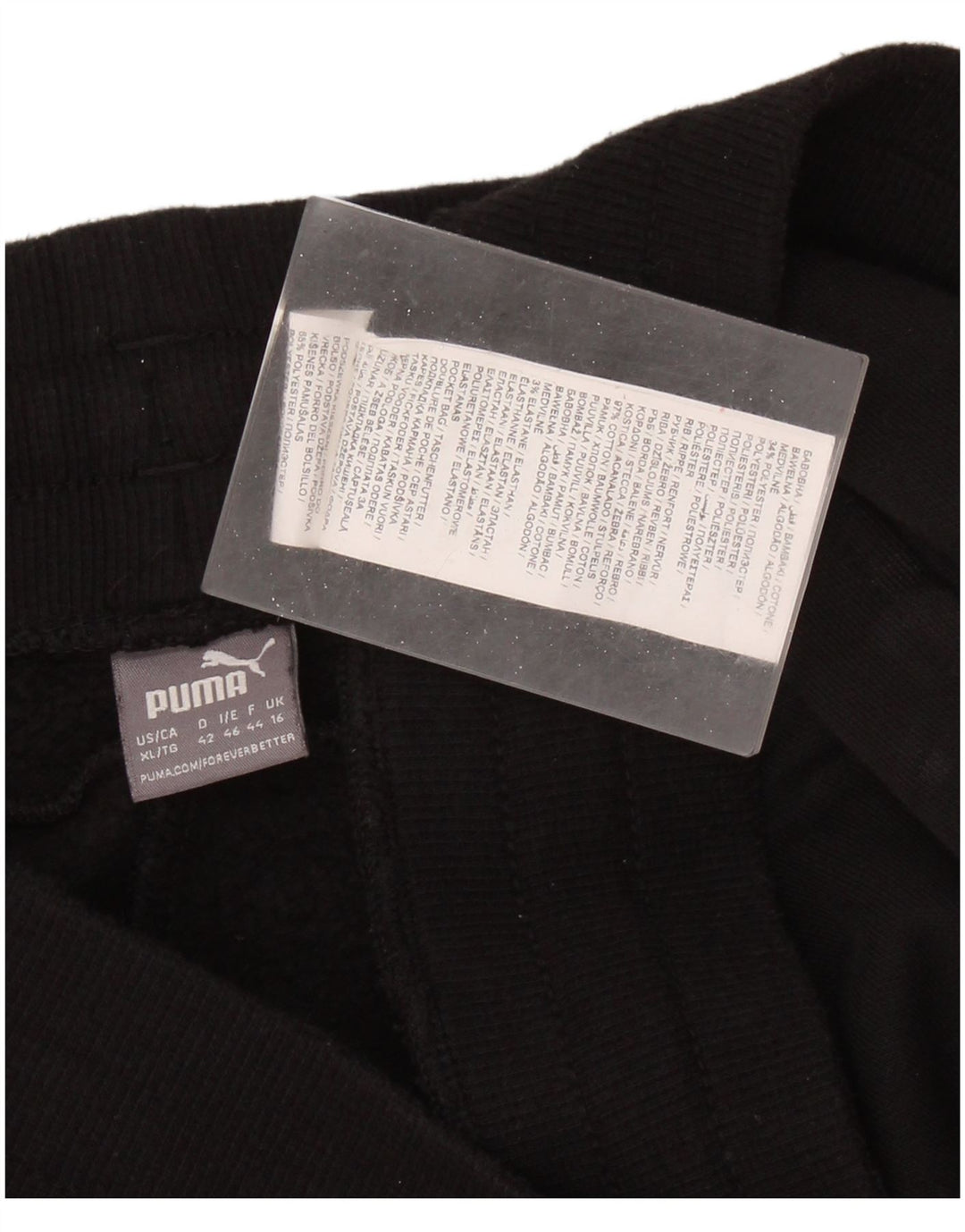 PUMA træningsdragt til kvinder Joggers UK 16 Large Black Bomuld