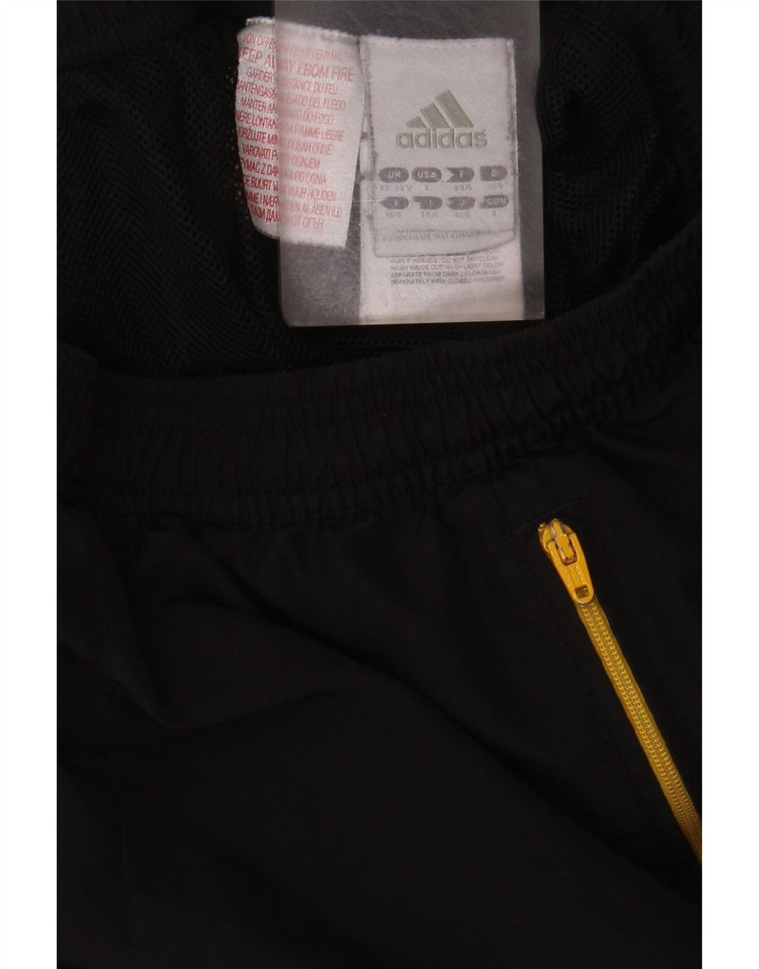 Adidas Drenge Træningsdragt Bukser Joggers 13-14 År Sort Polyester