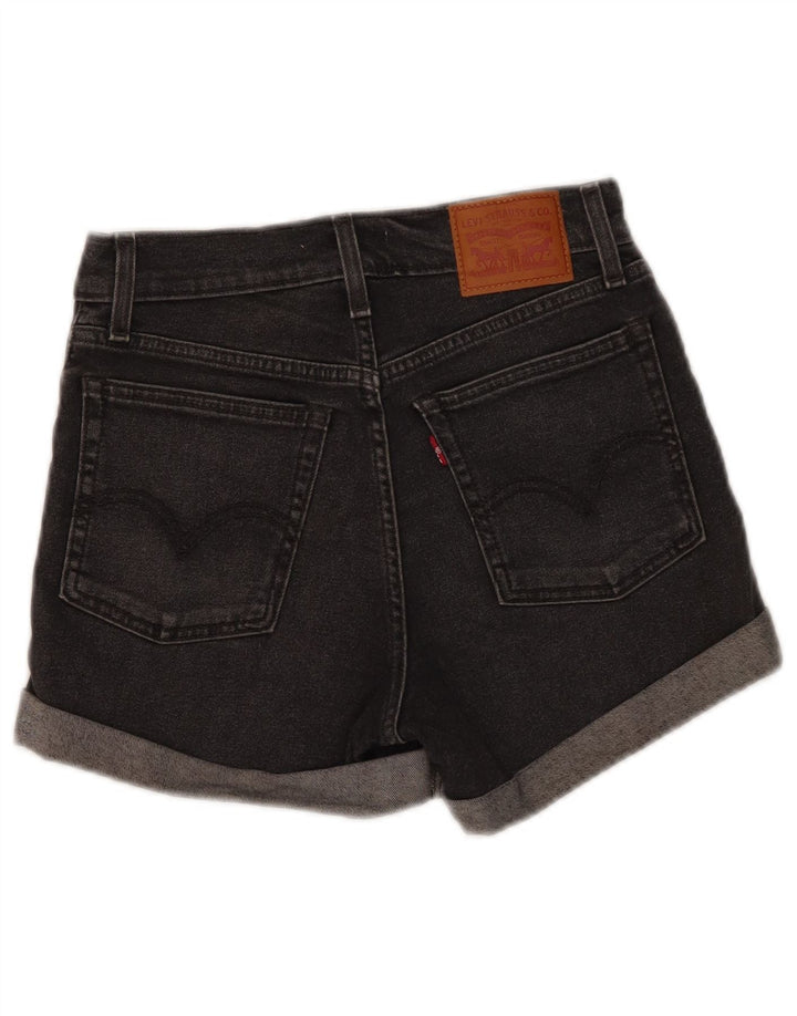 LEVI'S Wedgie denimshorts til kvinder W26 XS Grå bomuld
