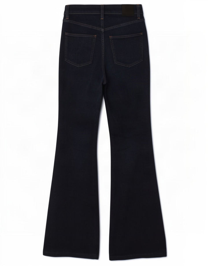 Massimo Dutti Dame Flared Jeans US 4 W26 L33 Blå Bomuld