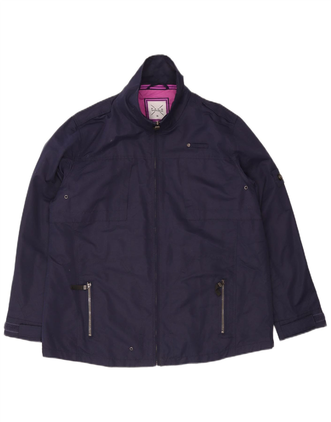 PACO Militærjakke til kvinder UK 18 XL Navyblå polyester