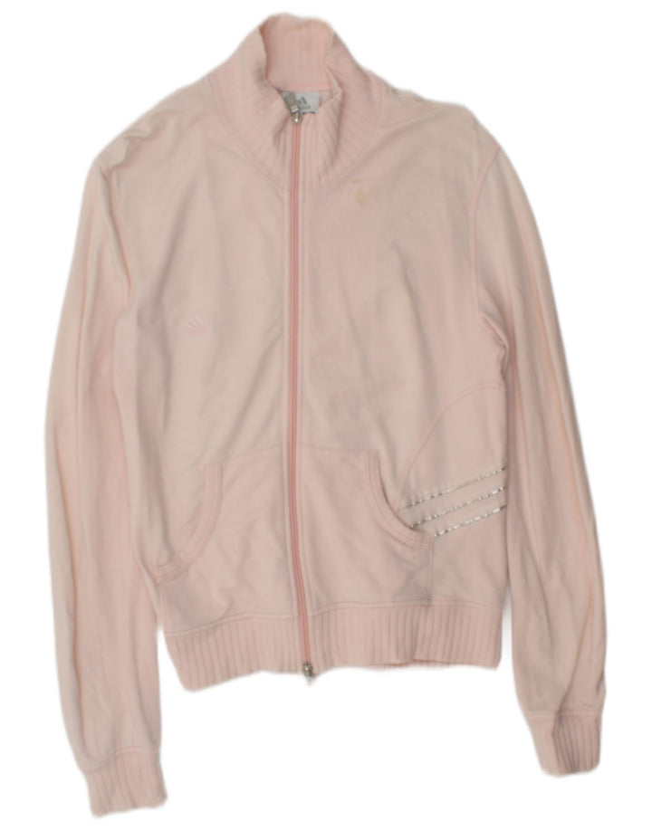 Adidas træningsdragt topjakke til kvinder UK 14 Medium Pink Bomuld