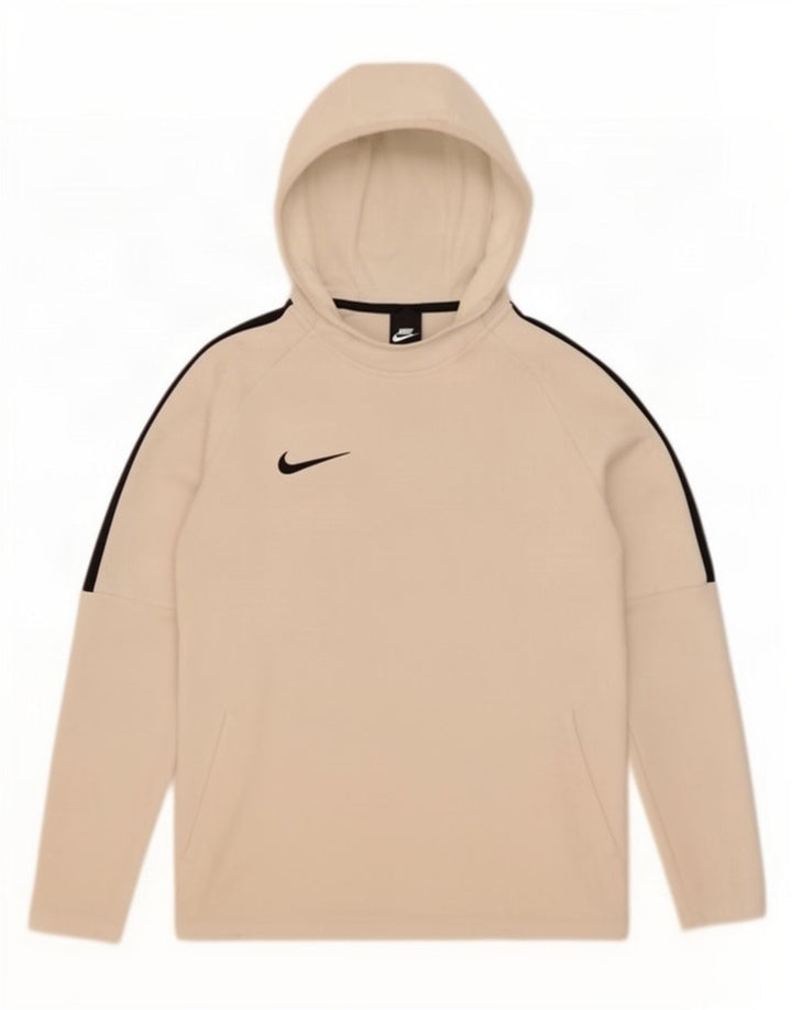 Nike Herre Dri Fit hættetrøje Jumper Small White Colourblock Polyester