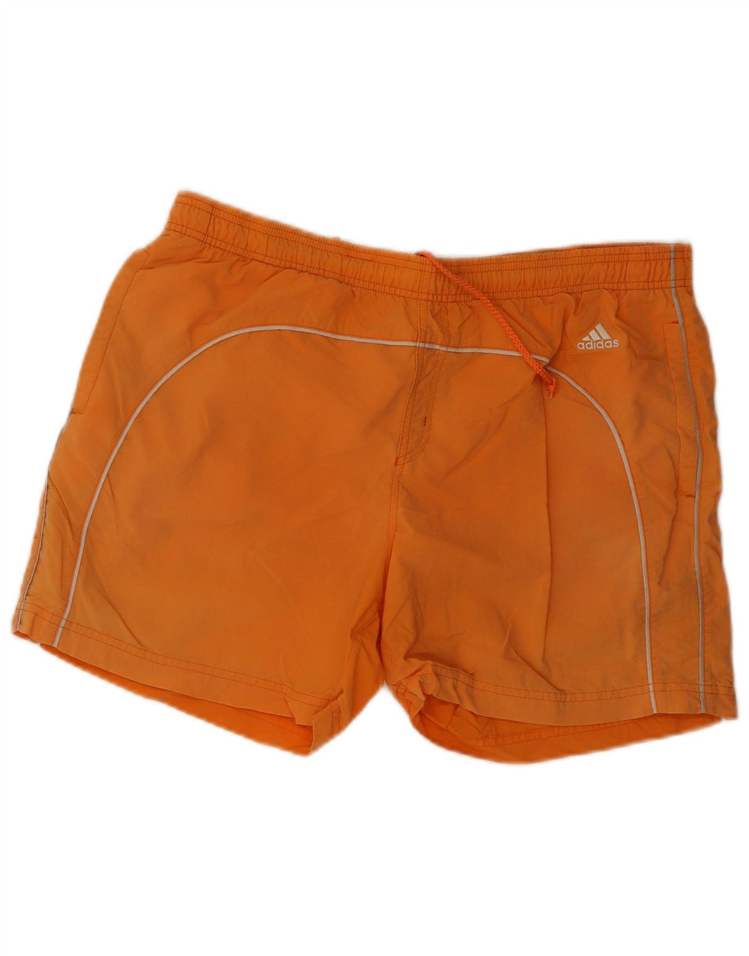Adidas Badeshorts til mænd store orange nylon